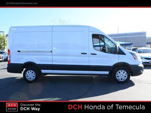 Oxford White 2023 Ford E-Transit T-350 Medium Roof