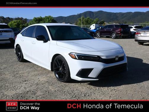Platinum White Pearl 2023 Honda Civic Sport