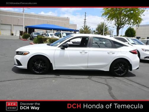Platinum White Pearl 2024 Honda Civic Sport