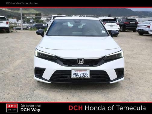 Platinum White Pearl 2024 Honda Civic Sport