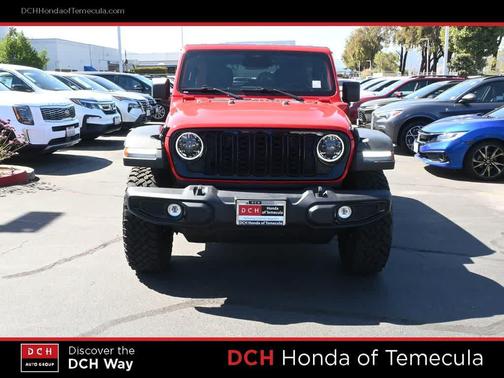 Firecracker Red Clearcoat 2025 Jeep Wrangler 4xe Willys