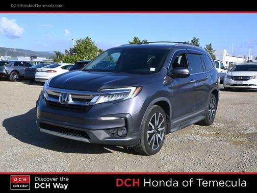 Modern Steel Metallic 2021 Honda Pilot AWD Elite