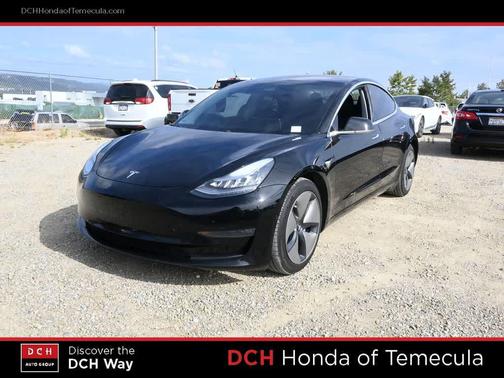 Solid Black 2019 Tesla Model 3 Long Range