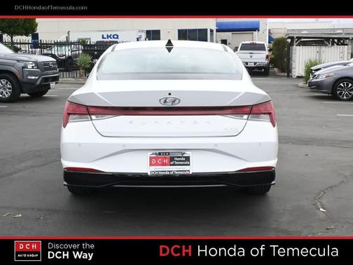 Lunar White 2023 Hyundai ELANTRA HEV Limited