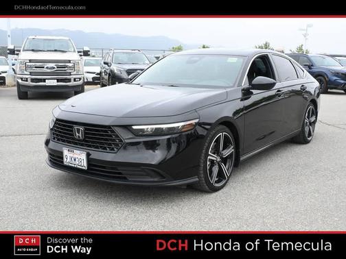 Crystal Black Pearl 2024 Honda Accord Hybrid Sport