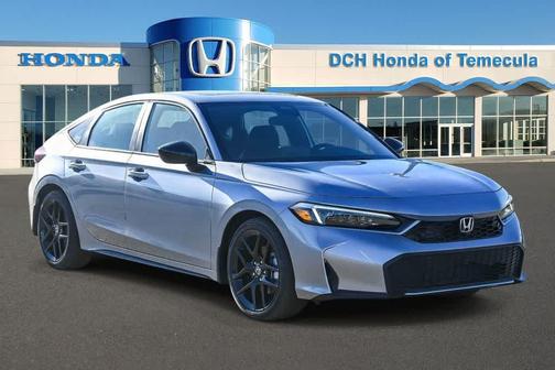 Solar Silver Metallic 2026 Honda Civic Hybrid Sport