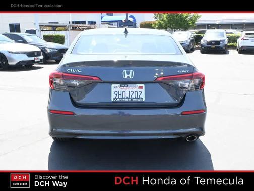 Meteorite Gray Metallic 2023 Honda Civic Sport