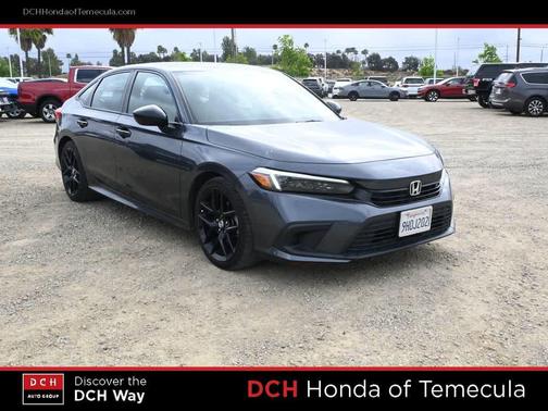 Meteorite Gray Metallic 2023 Honda Civic Sport