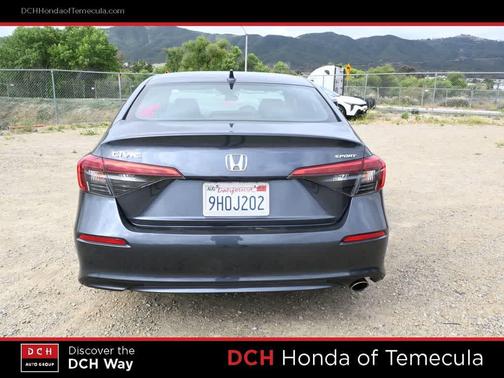 Meteorite Gray Metallic 2023 Honda Civic Sport