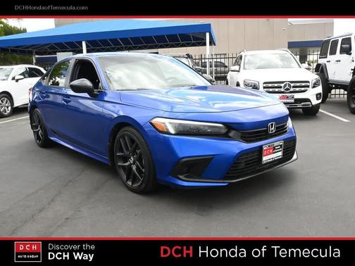 Aegean Blue Metallic 2024 Honda Civic Sport