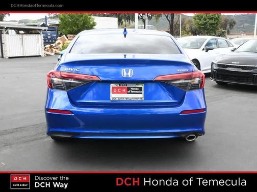 Aegean Blue Metallic 2024 Honda Civic Sport