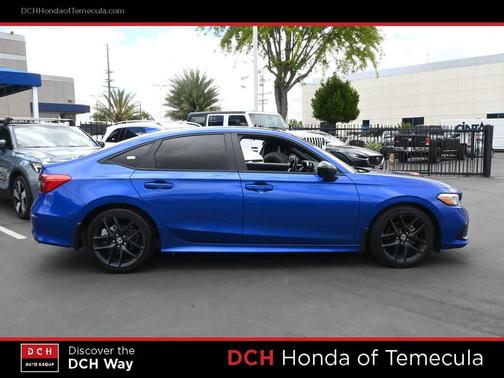 Aegean Blue Metallic 2024 Honda Civic Sport