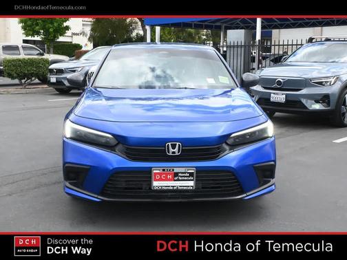 Aegean Blue Metallic 2024 Honda Civic Sport