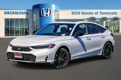 Platinum White Pearl 2026 Honda Civic Hybrid Sport