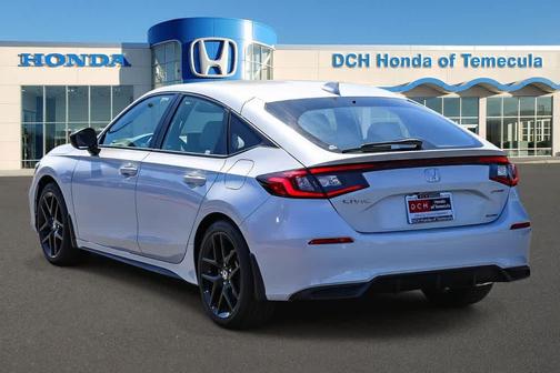 Platinum White Pearl 2026 Honda Civic Hybrid Sport