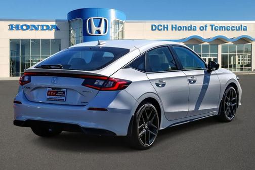Platinum White Pearl 2026 Honda Civic Hybrid Sport