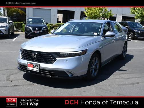 Solar Silver Metallic 2025 Honda Accord Hybrid EX-L