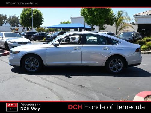 Solar Silver Metallic 2025 Honda Accord Hybrid EX-L