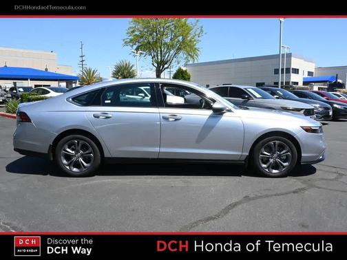 Solar Silver Metallic 2025 Honda Accord Hybrid EX-L