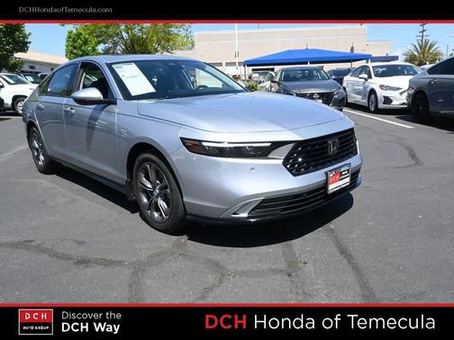 Solar Silver Metallic 2025 Honda Accord Hybrid EX-L