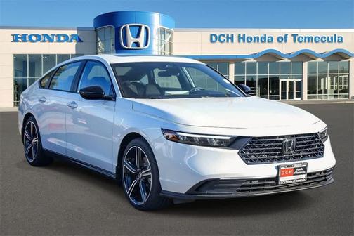 Platinum White Pearl 2026 Honda Accord Hybrid Sport