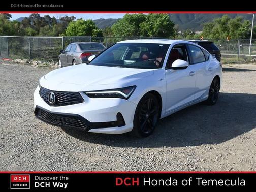 Platinum White Pearl 2023 Acura Integra A-SPEC
