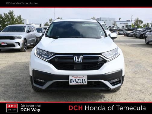 Platinum White Pearl 2021 Honda CR-V Hybrid EX