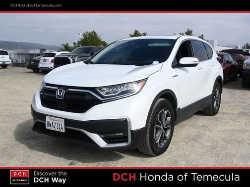 Platinum White Pearl 2021 Honda CR-V Hybrid EX