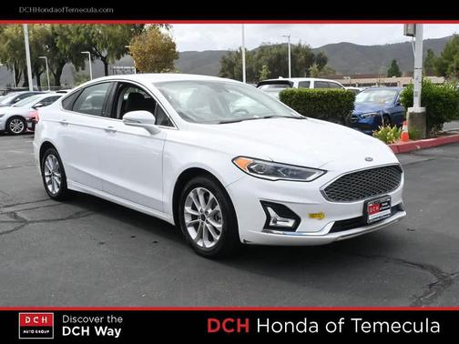Oxford White 2020 Ford Fusion Plug-In Hybrid Titanium
