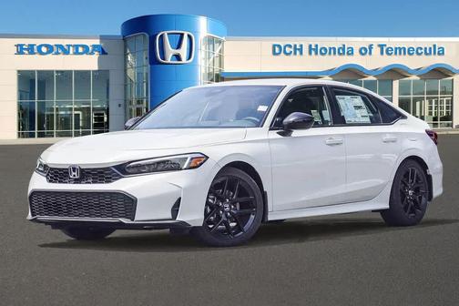 Platinum White Pearl 2026 Honda Civic Sport