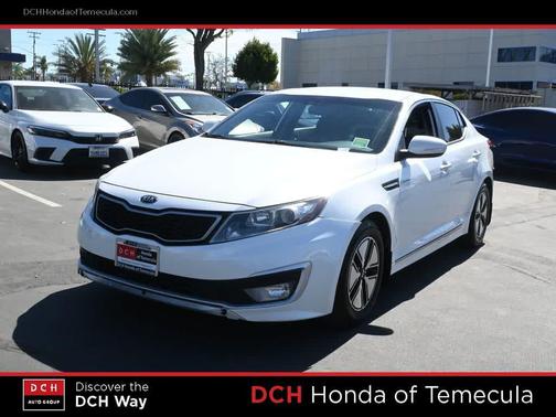 Snow White Pearl 2013 Kia Optima Hybrid LX