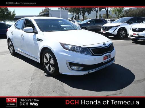 Snow White Pearl 2013 Kia Optima Hybrid LX