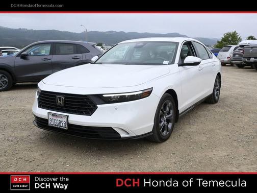 Platinum White Pearl 2025 Honda Accord Hybrid EX-L