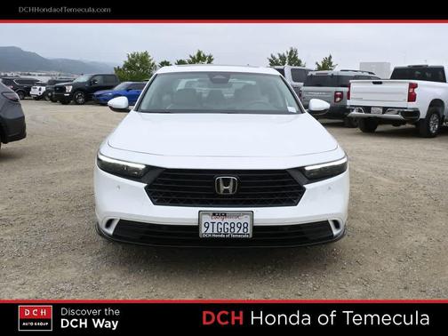 Platinum White Pearl 2025 Honda Accord Hybrid EX-L