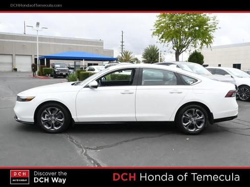 Platinum White Pearl 2025 Honda Accord Hybrid EX-L