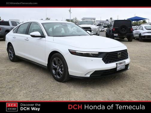 Platinum White Pearl 2025 Honda Accord Hybrid EX-L