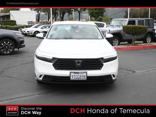Platinum White Pearl 2025 Honda Accord Hybrid EX-L