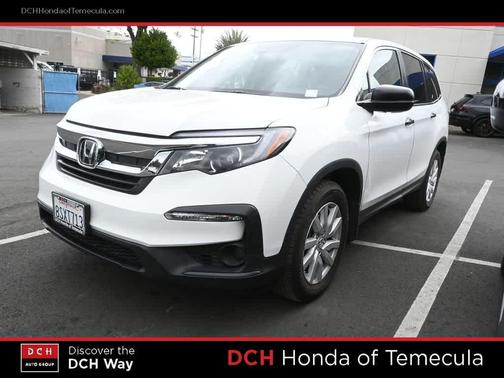 Platinum White Pearl 2021 Honda Pilot 2WD LX