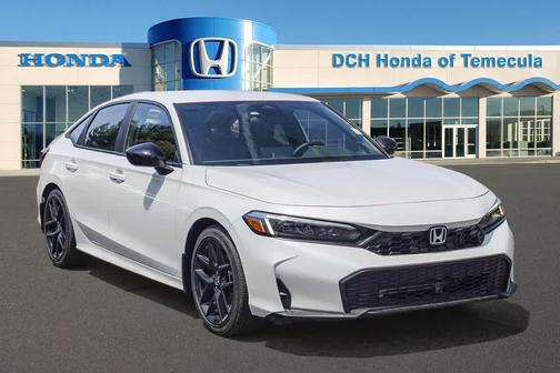 Platinum White Pearl 2026 Honda Civic Sport