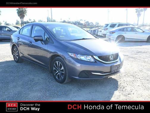 Modern Steel Metallic 2014 Honda Civic EX