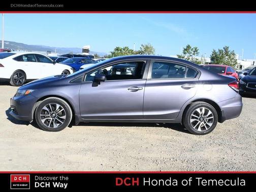 Modern Steel Metallic 2014 Honda Civic EX