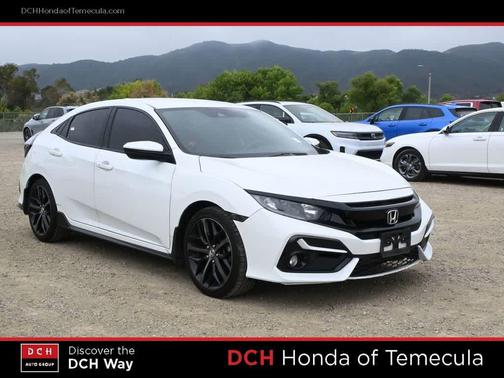 Platinum White Pearl 2021 Honda Civic Sport