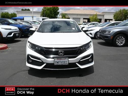 Platinum White Pearl 2021 Honda Civic Sport