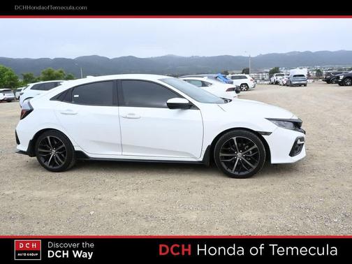 Platinum White Pearl 2021 Honda Civic Sport