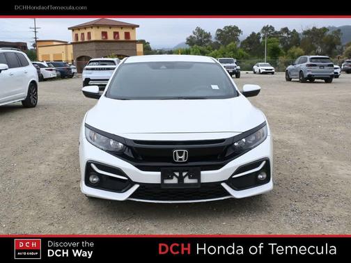 Platinum White Pearl 2021 Honda Civic Sport