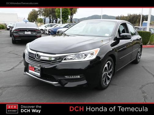 Crystal Black Pearl 2017 Honda Accord EX-L w/Navigation & Honda Sensing