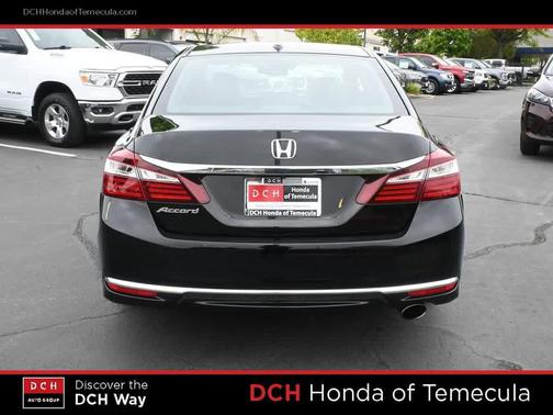 Crystal Black Pearl 2017 Honda Accord EX-L w/Navigation & Honda Sensing
