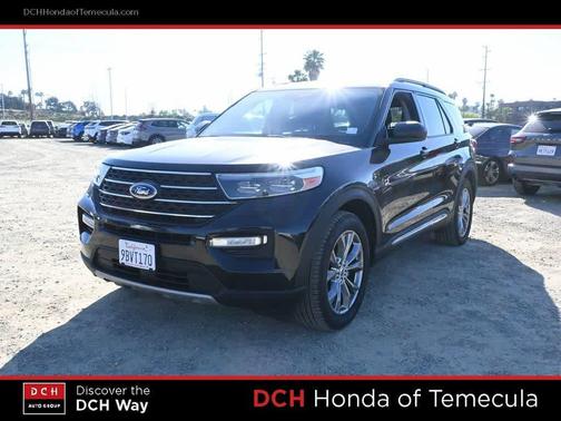 Agate Black Metallic 2022 Ford Explorer XLT