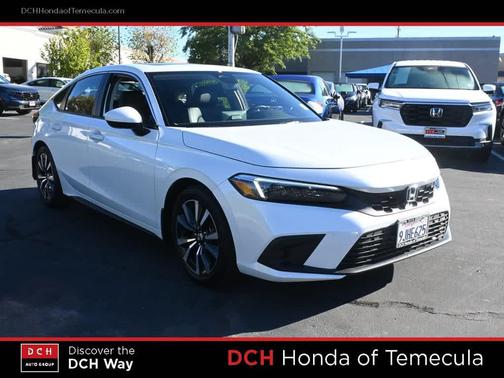 Platinum White Pearl 2024 Honda Civic EX-L