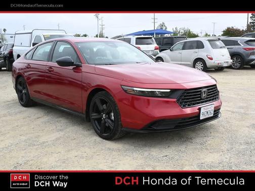 Radiant Red Metallic 2023 Honda Accord Hybrid Sport-L